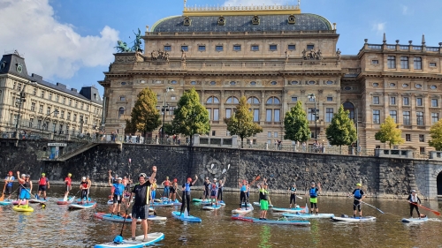 Napříč Prahou přes 3 jezy 2021