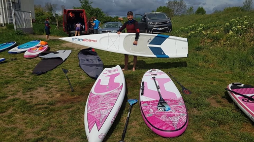 Test paddleboardů touring a allround