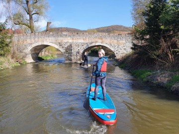 Bílina-SUP-paddleboard-výlet