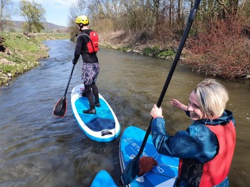 Bílina-SUP-paddleboard-výlet