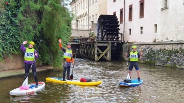 Na paddleboardu přes 3 jezy