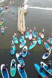 3 jezy na paddleboardu