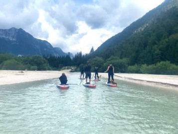 Soča na paddleboardu