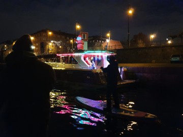 Mikulášská na paddleboardu