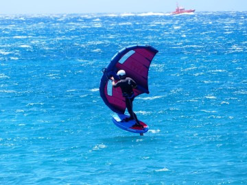 Wingfoil Gran Canaria, starnoard Take Off, Freewing