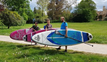 test paddleboardů