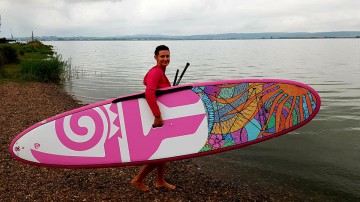 holky na paddleboardu