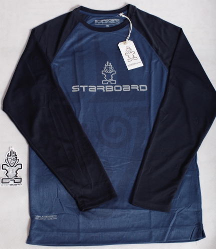 Starboard mens long sleeve watershirt team blue
