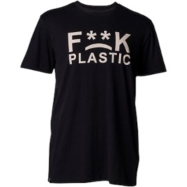 2022 STARBOARD MEN F**K PLASTIC TEE - BLACK